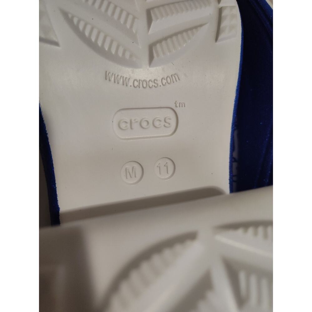 Hello Kitty x Crocs Siren Clog Platform Sandals Blue Glitter Women 11 New - Picture 6 of 16
